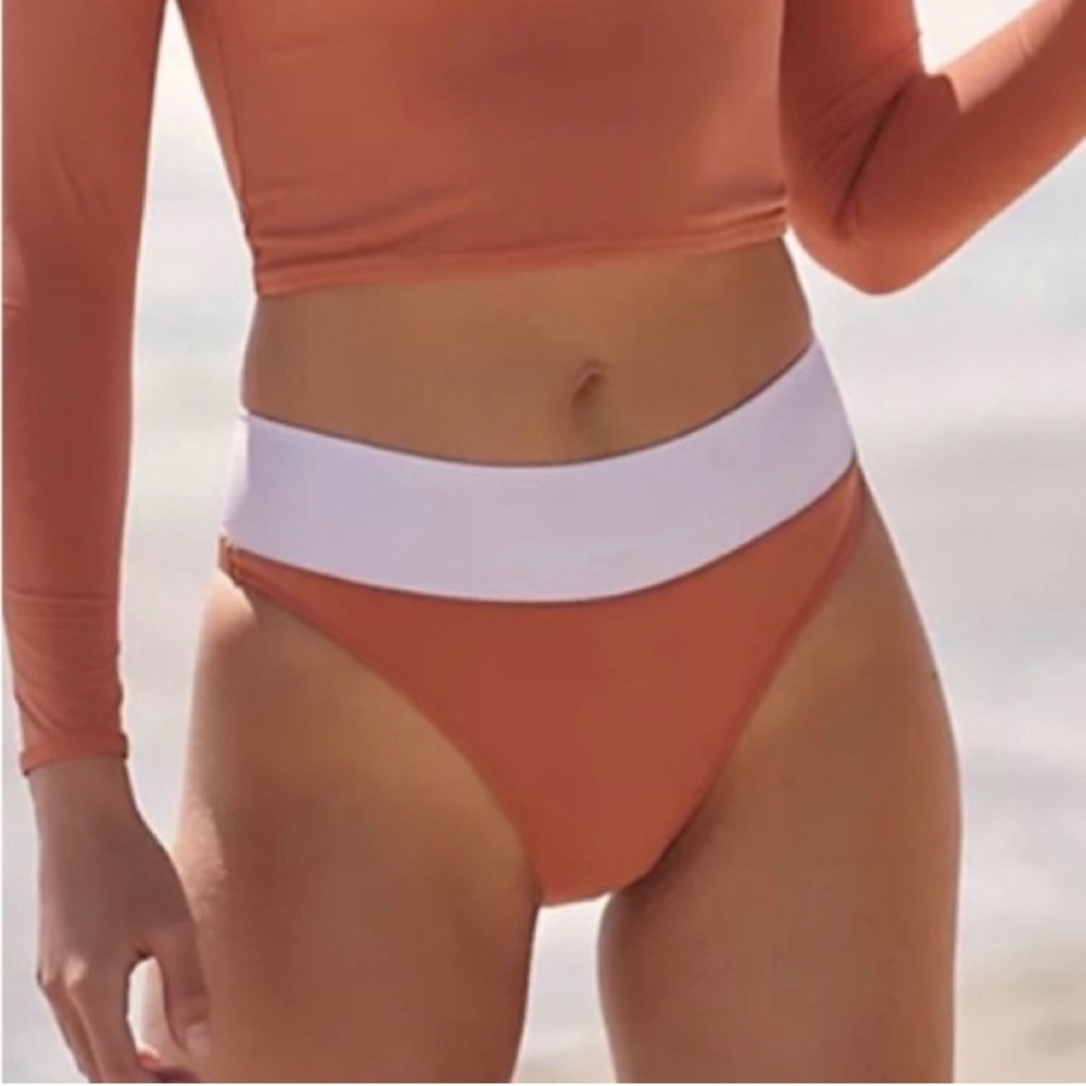 Rhythm. X FP Chai Hi-Hip Banded Bikini Bottoms